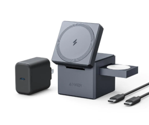 Ankerの 3-in-1 Cube with MagSafeがデスク回りをデザインする。